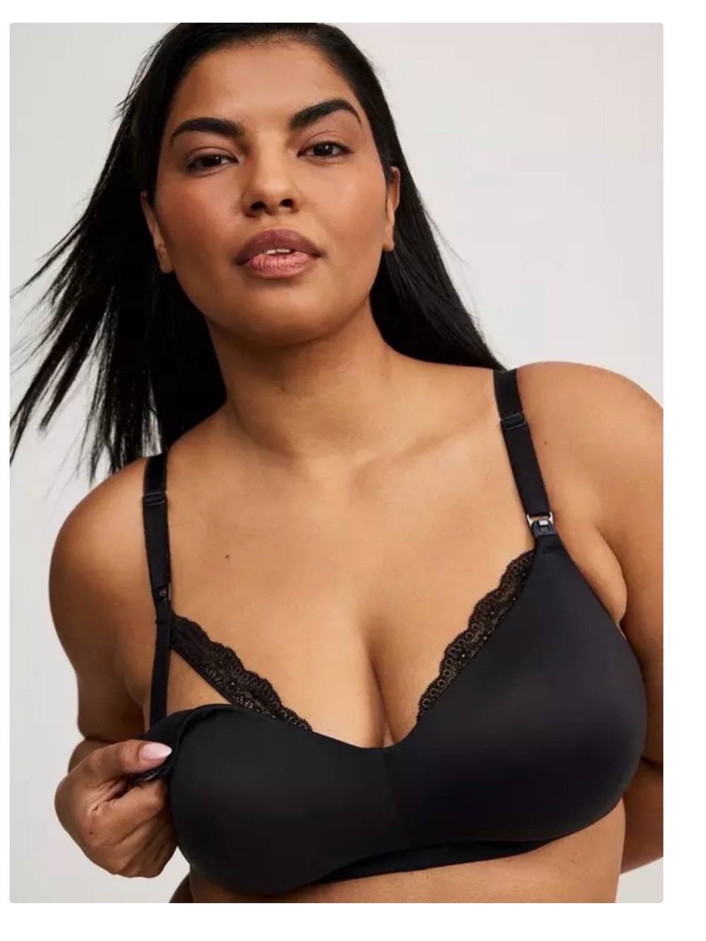 Torrid Wire-Free Lightly Lined Nursing Bra